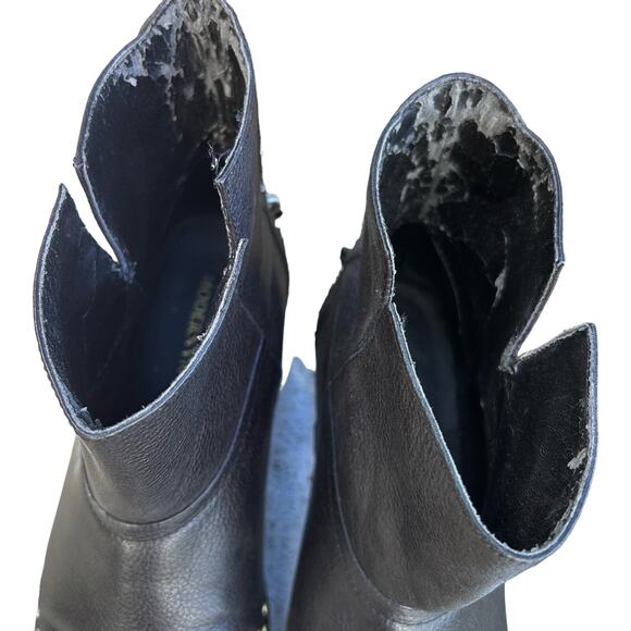 Modern Vice booties size 8.5 punk Goth studded rocker royalcore - Picture 8 of 9